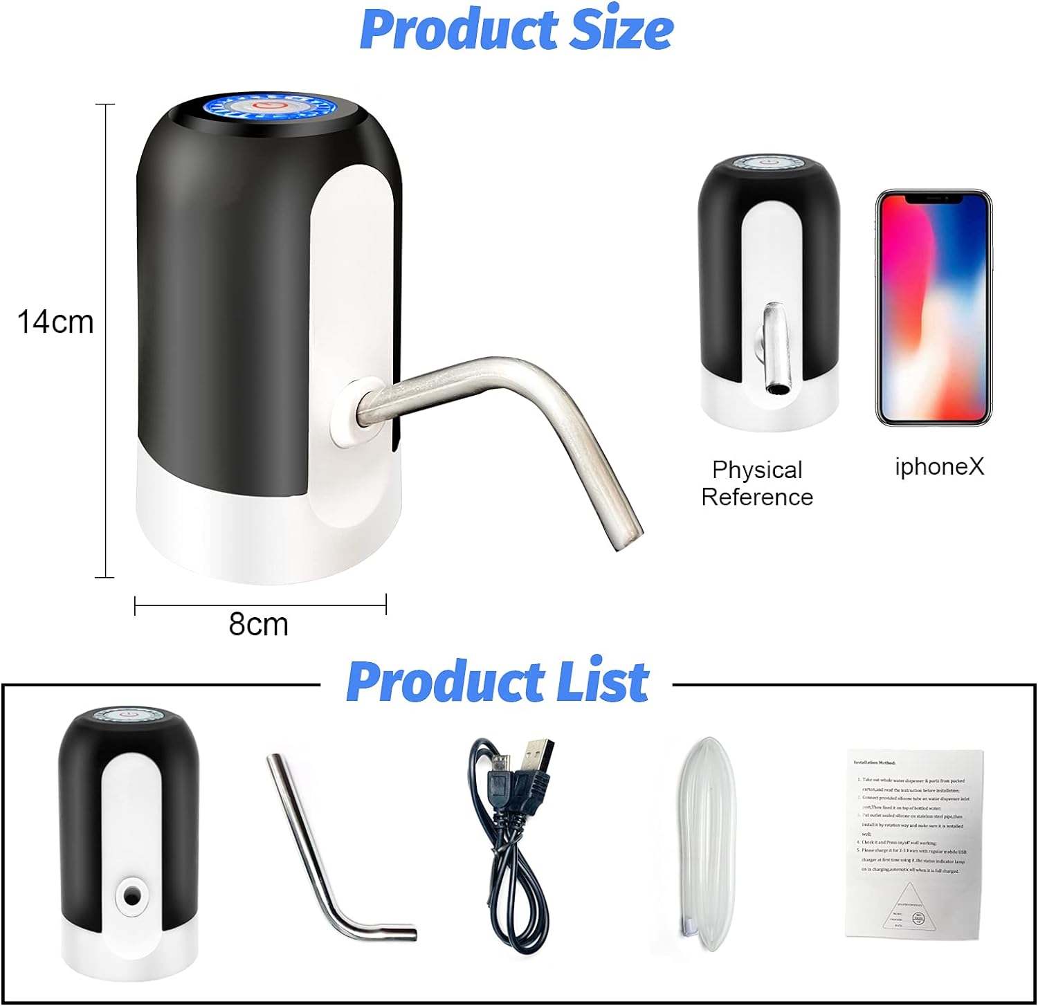 Electric Portable Water Dispenser Pump