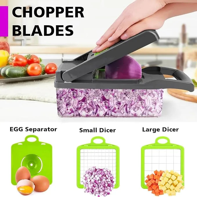 MAIPOR Vegetable Chopper (Grey)