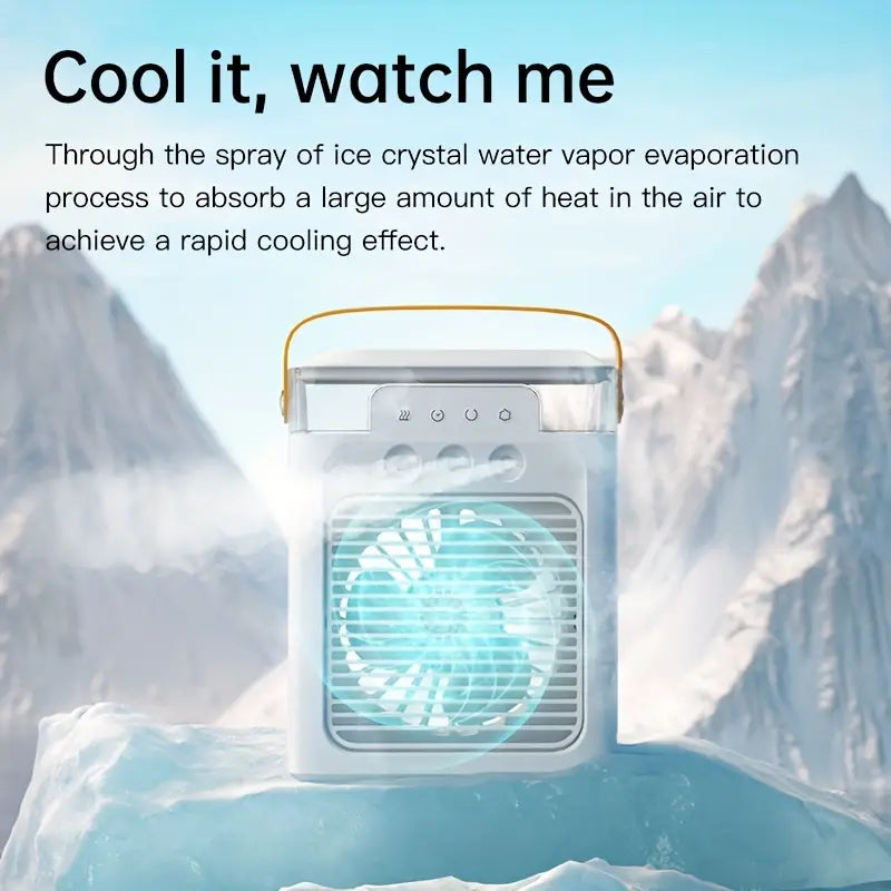 Cooling Fan With Ice